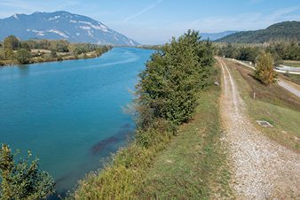 Le Rhône, avec la ViaRhôna