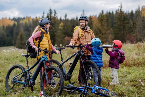 voyage vélo famille